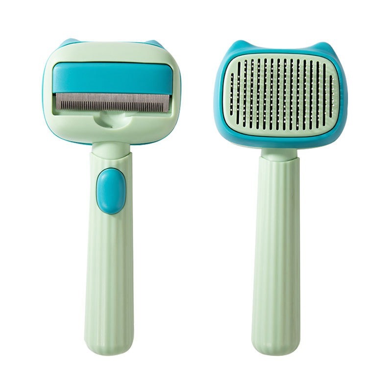 Pet Deshedding Grooming Brush For Hair Removal And Detangling