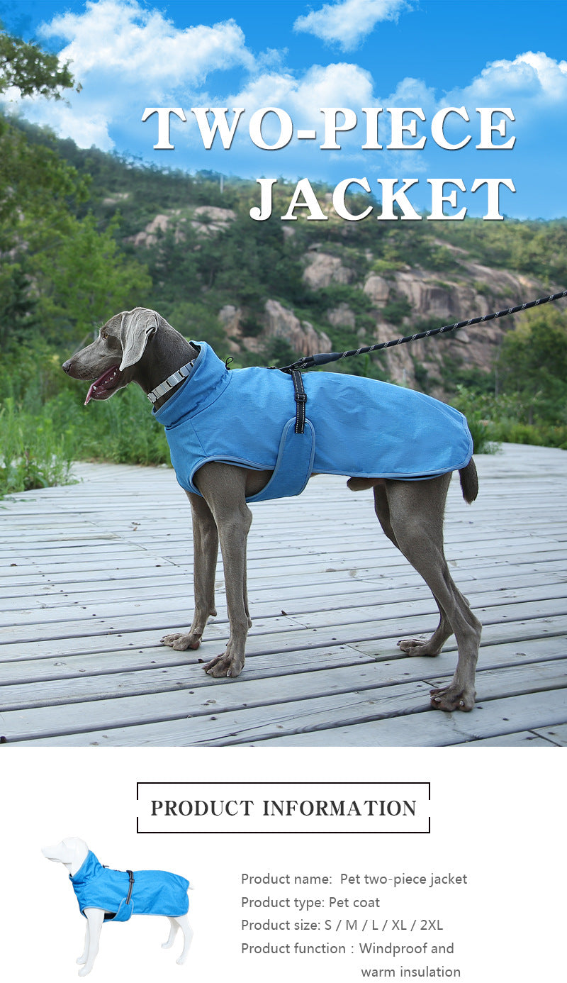 Pet Shell Jacket For Winter Outdoor Ski Style Warm Wear