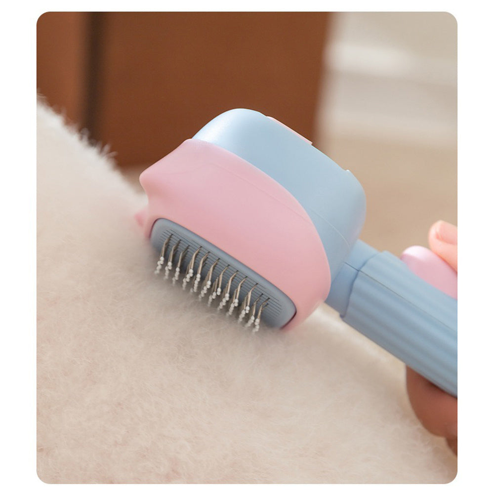 Pet Deshedding Grooming Brush For Hair Removal And Detangling