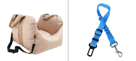 Pet Waterproof Car Carrier Seat Travel Safety Bed