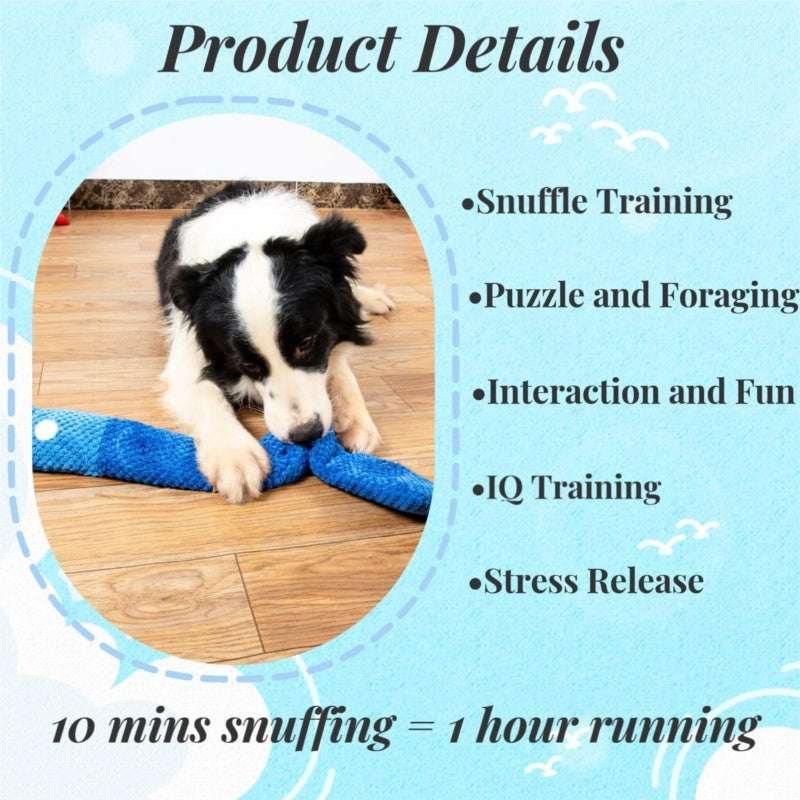 Interactive Pet Puzzle Toys Plush Snuffle Mat IQ Training Toys