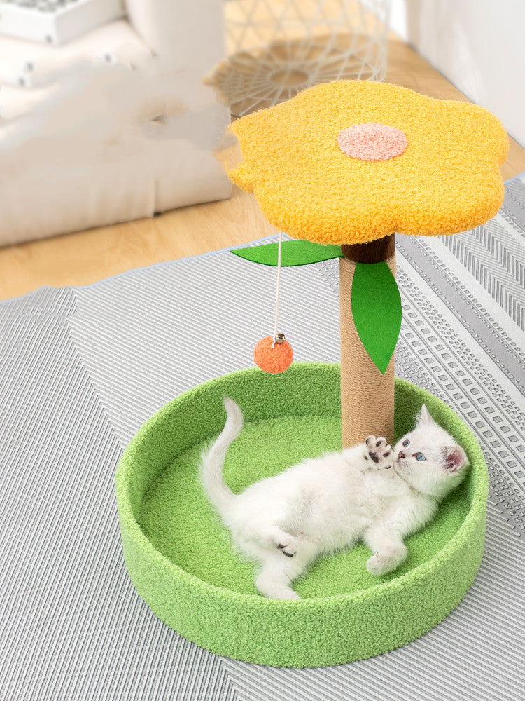 Pet Nail Grinding And Teasing Toy For Indoor Pets