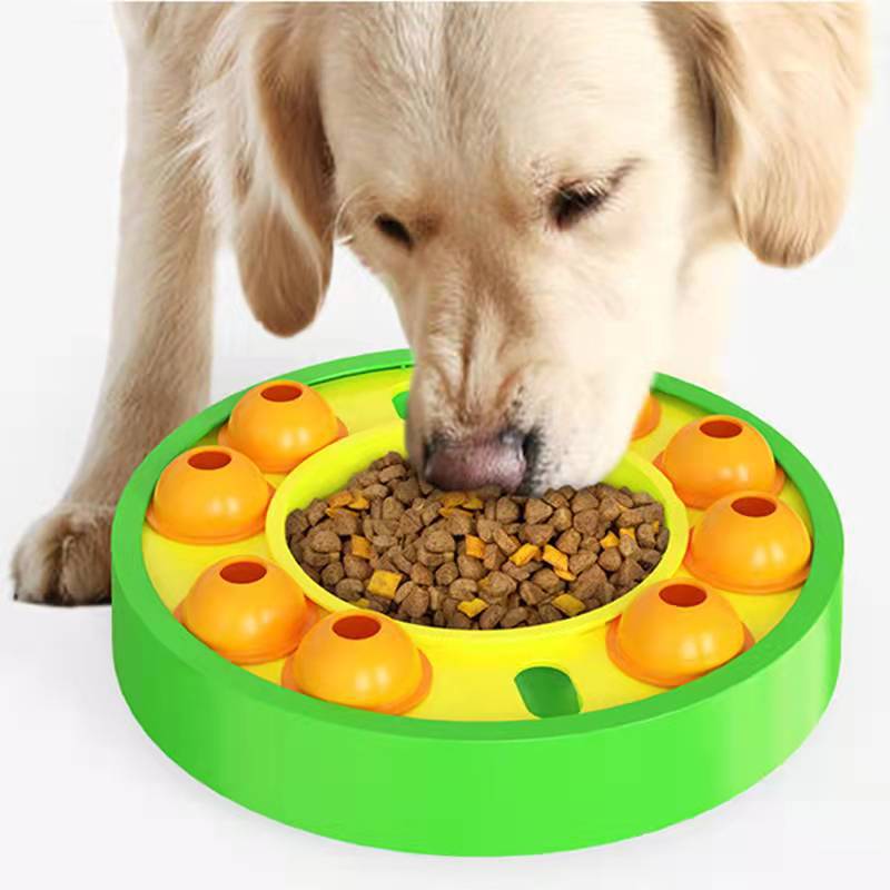 Interactive Pet Puzzle Toy Treat Dispenser Slow Feeder Training