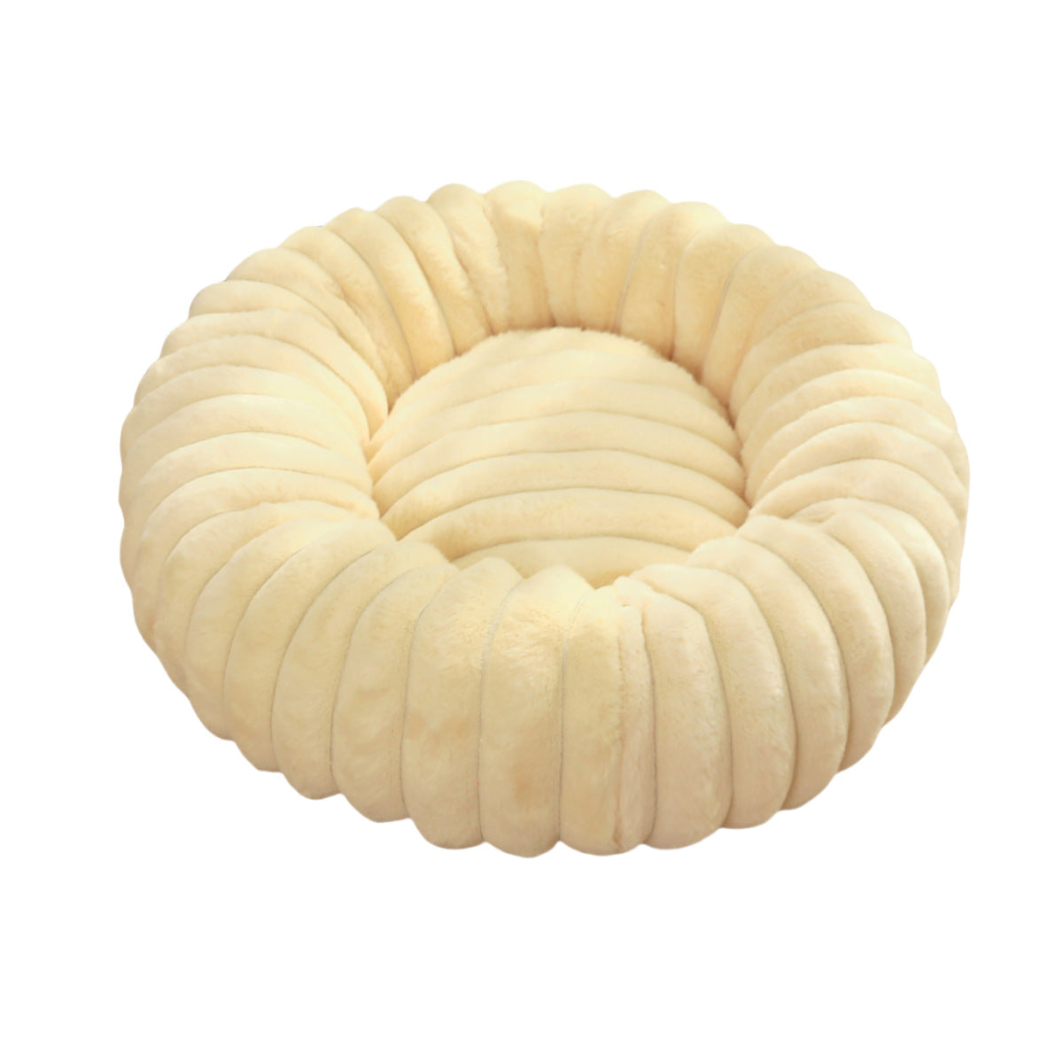 Plush Round Warm Winter Pet Nest Mat Kennel Bed
