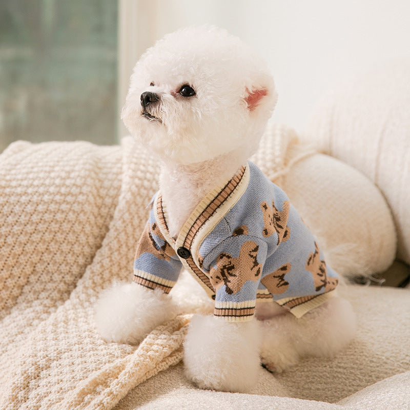Pet Warm Knitted Sweater Cozy Winter Apparel