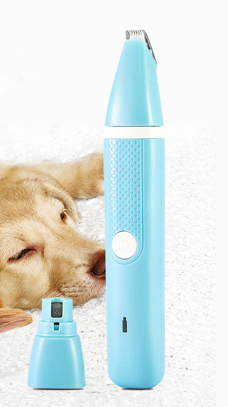 2-in-1 Pet Nail Polisher And Hair Trimmer