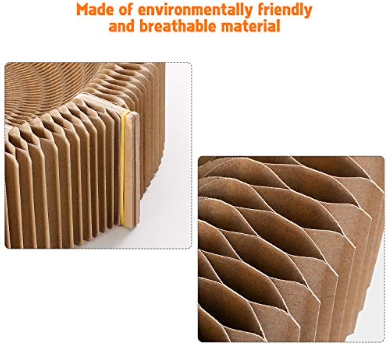 Collapsible Cardboard Scratcher Lounge Bed For Indoor Pets