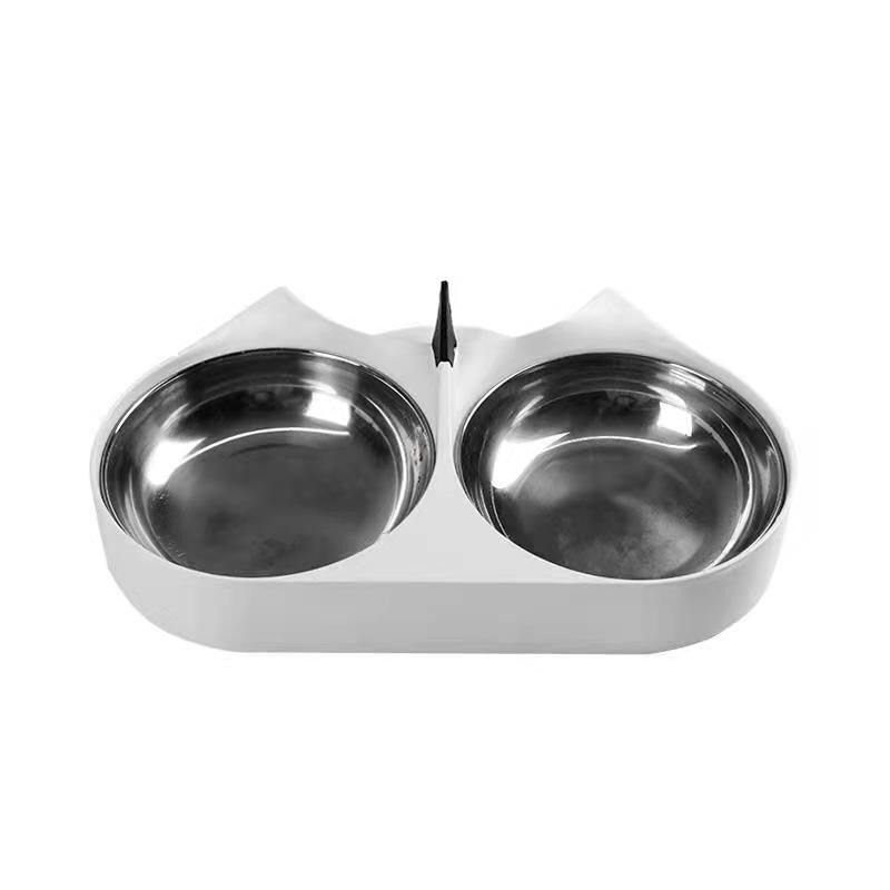 Automatic Capsule Pet Feeder With Double Bowl
