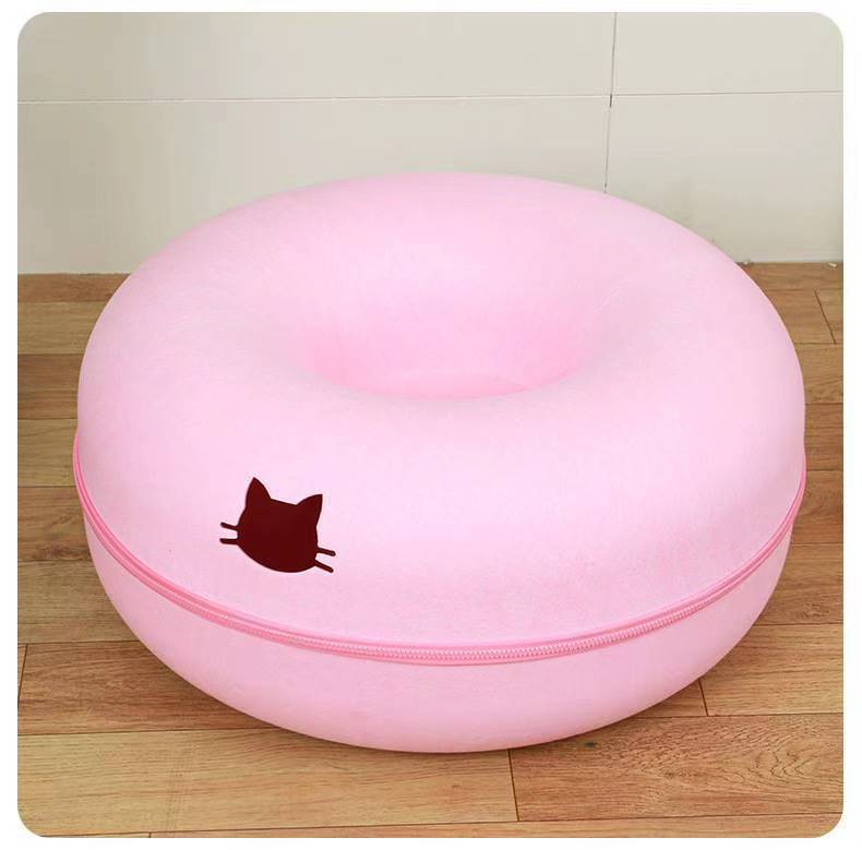 Comfortable Round Pet Tunnel Sleeping Bed