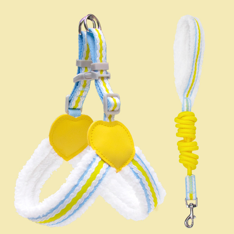 Breathable Chest Vest Pet Leash For Small And Medium Pets