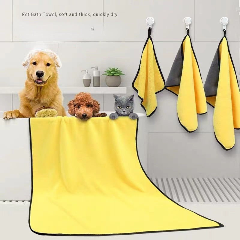 Pet Quick Dry Absorbent Soft Microfiber Bath Towel