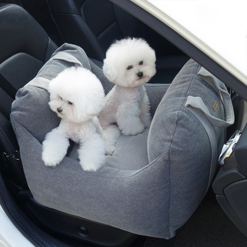 Pet Waterproof Car Carrier Seat Travel Safety Bed