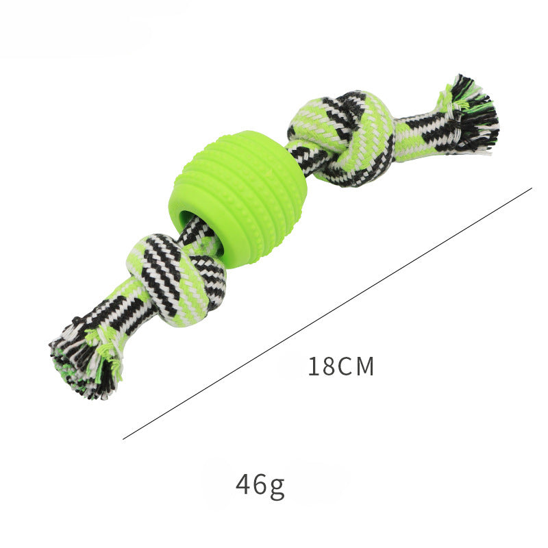 Durable Soft Rope Chew Dental Cleaning Oral Health Pet Toy Blue