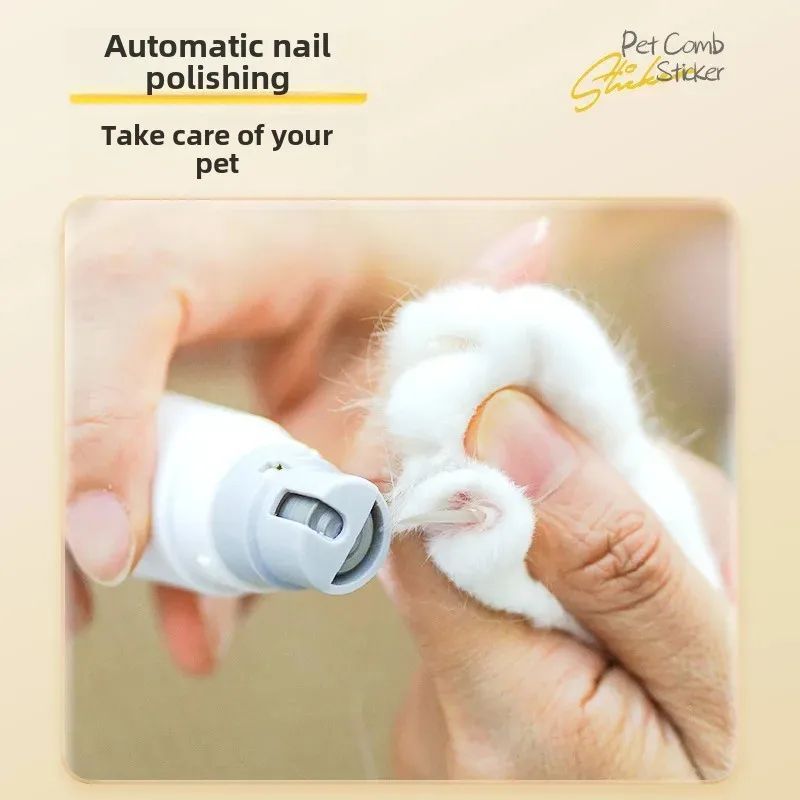 Rechargeable Pet Nail Trimmer And Grooming Brush For Pet Care
