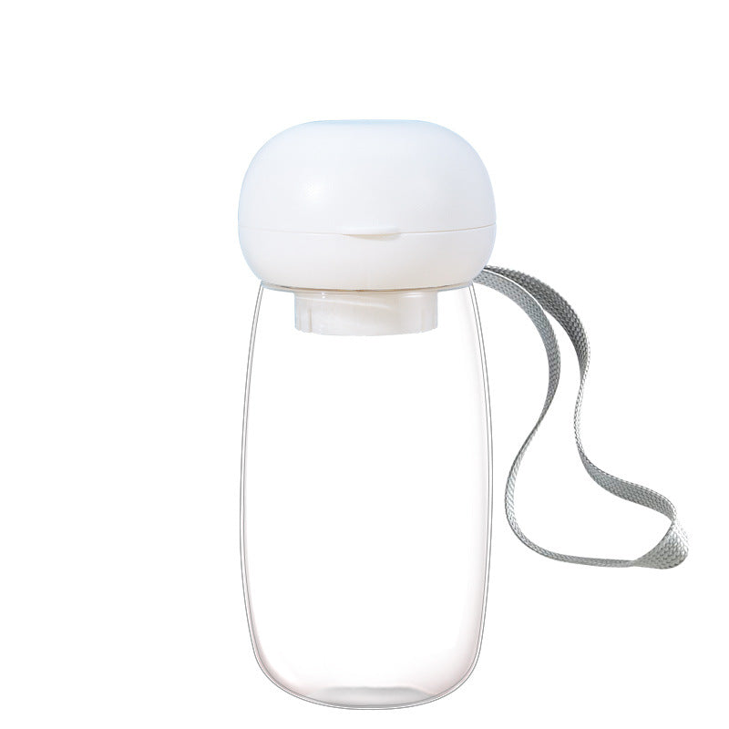 Portable Pet Water Bottle With Feeding Bowl For Outdoor Travel