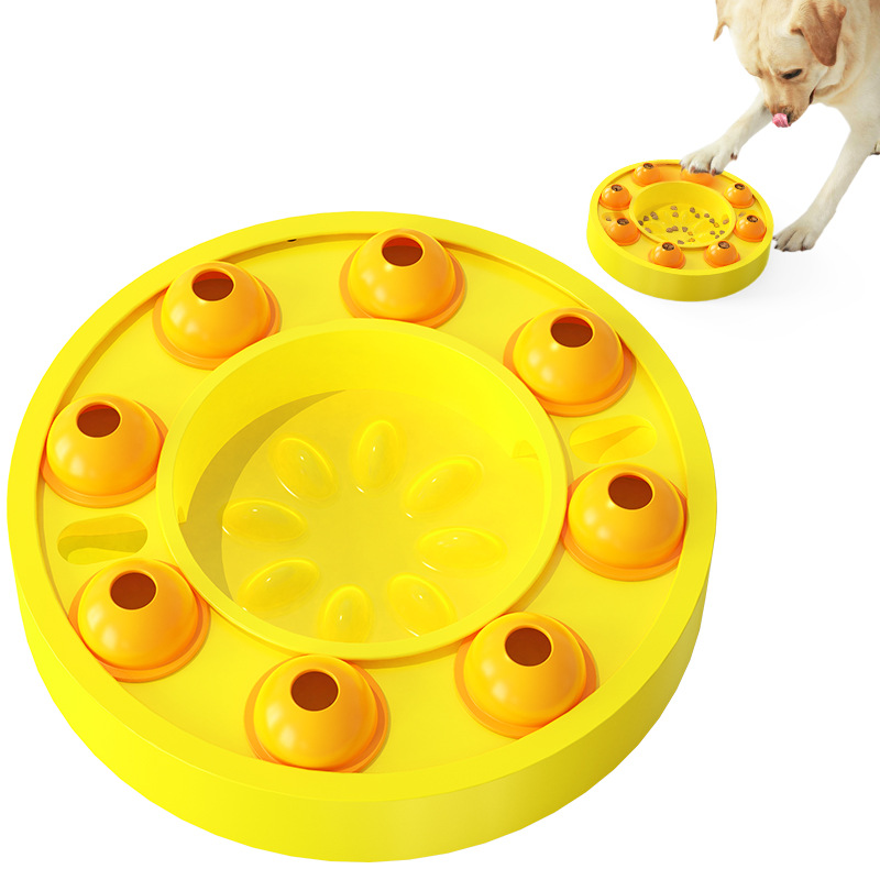 Interactive Pet Puzzle Toy Treat Dispenser Slow Feeder Training