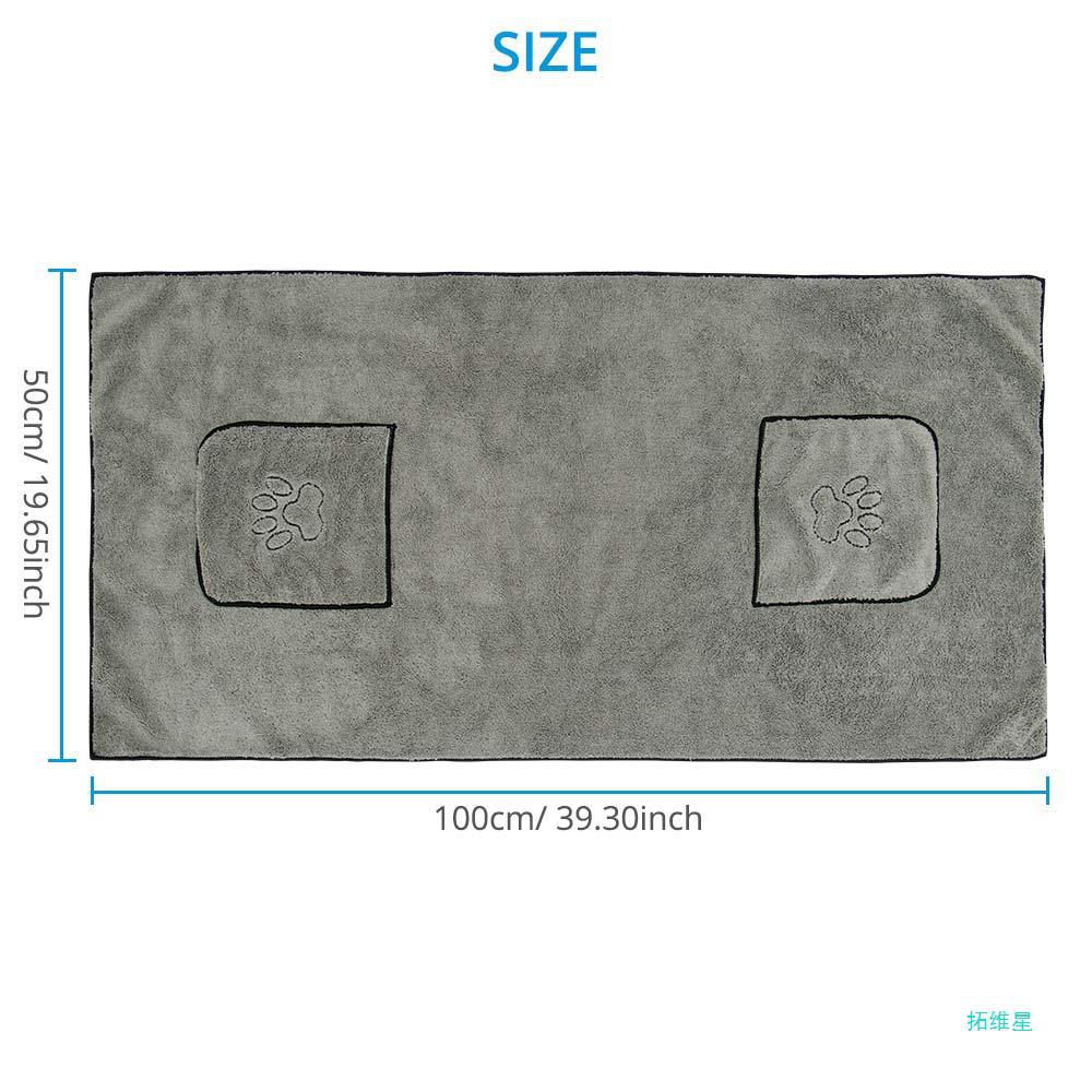 Super Absorbent Pet Bathrobe Towel For Quick Drying Comfort