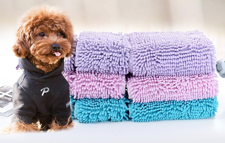 Pet Bath Towel Soft Absorbent Quick Drying Towel