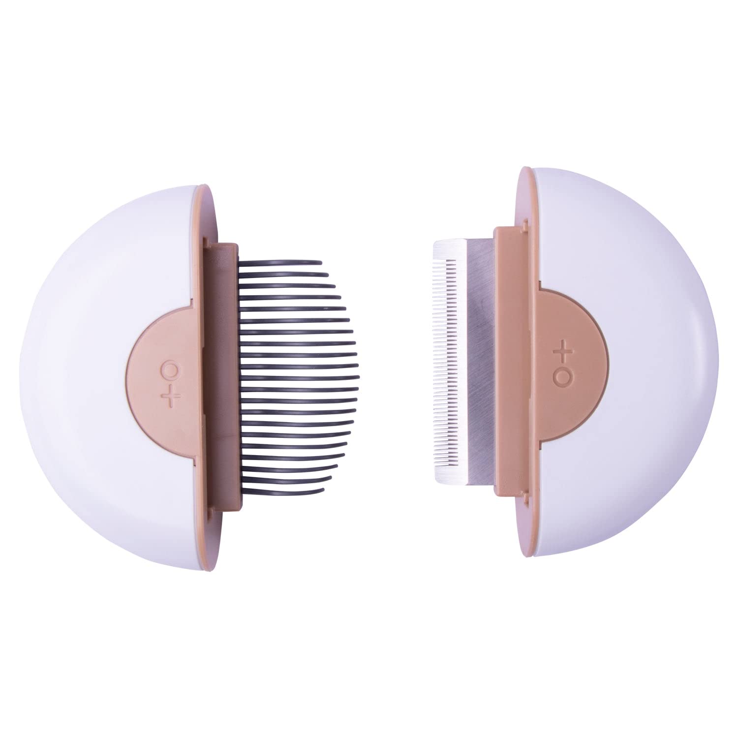 Steel Pet Grooming Comb For Mat Removal And Shedding Control