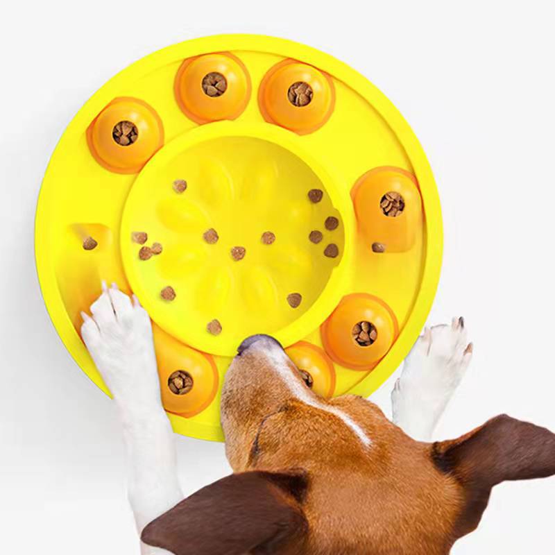 Interactive Pet Puzzle Toy Treat Dispenser Slow Feeder Training