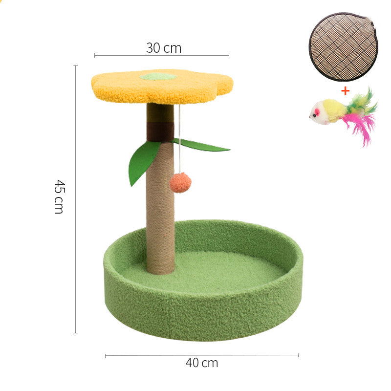 Pet Nail Grinding And Teasing Toy For Indoor Pets