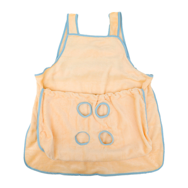 Plush Winter Pet Carrier Chest Bag Travel Sleeping Pouch