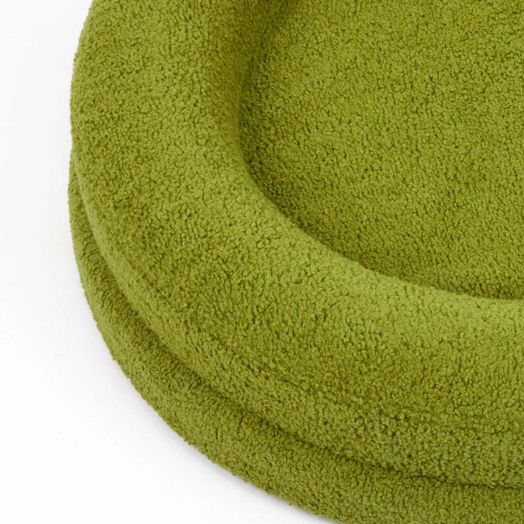 Solid Color Round Pet Bed Cat Nest Leisure Cushion