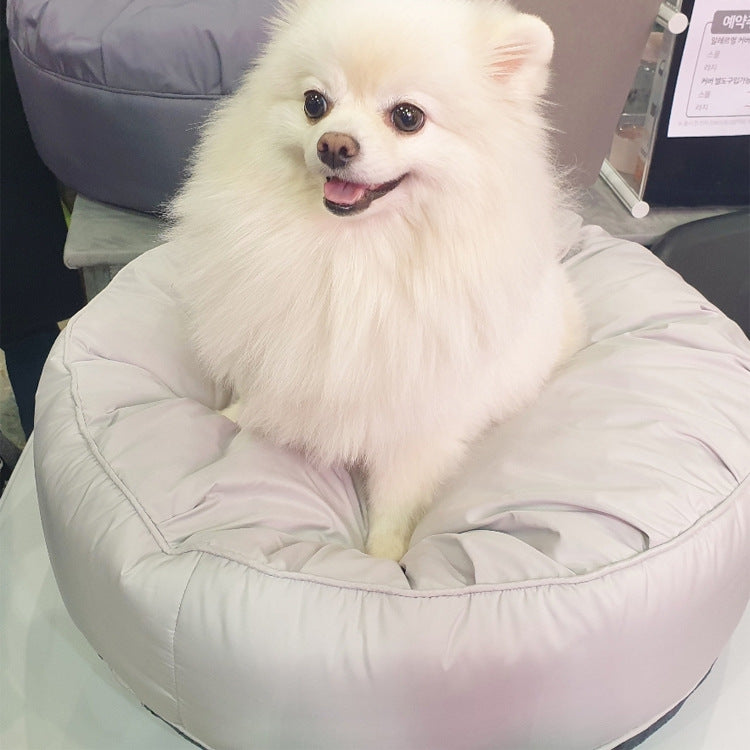 Moisture Proof Dustproof Washable Large Round Pet Bed