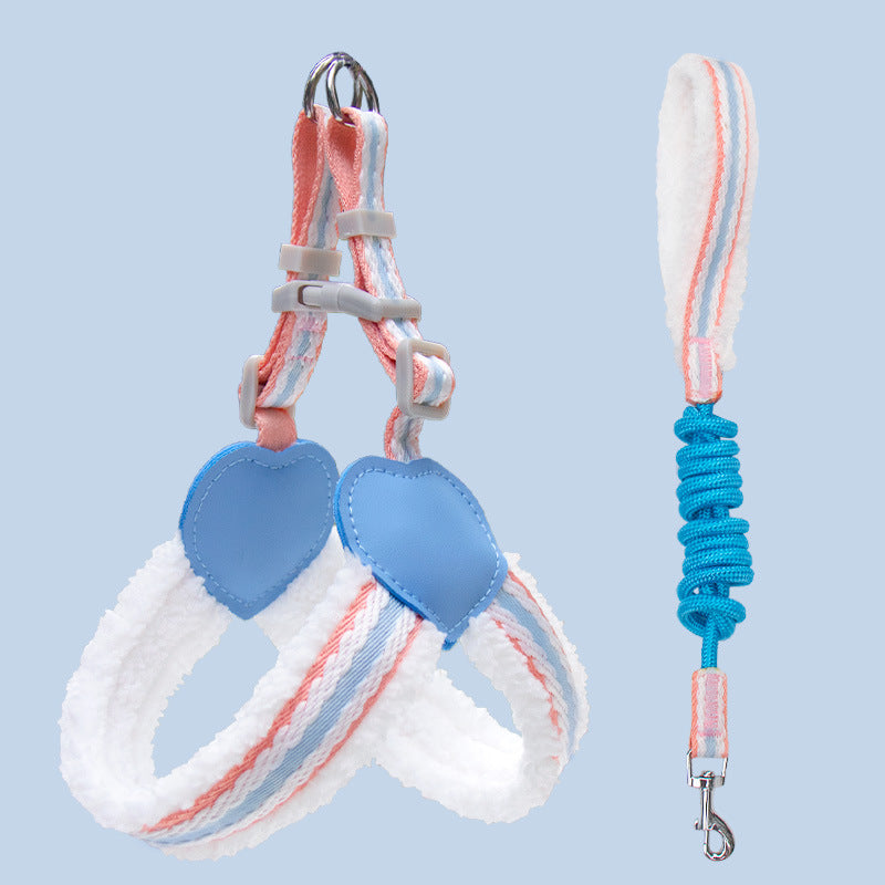 Breathable Chest Vest Pet Leash For Small And Medium Pets