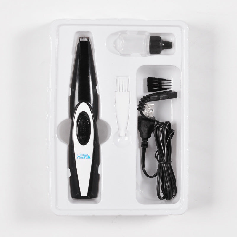 USB Rechargeable Pet Nail Grinder And Hair Trimmer Tool