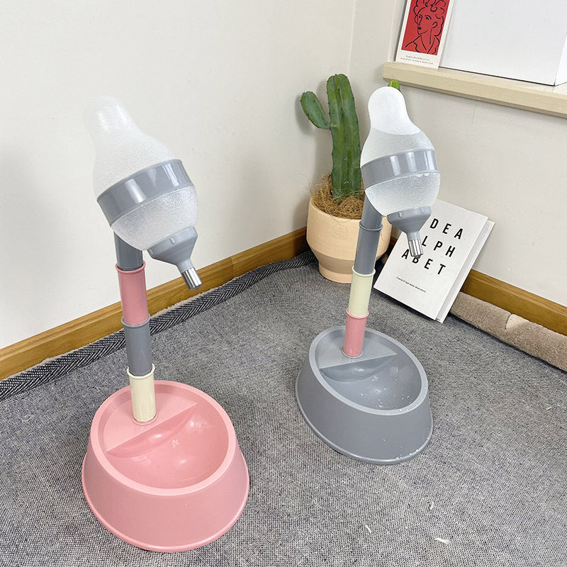 Adjustable Height Automatic Pet Water Dispenser With Stand