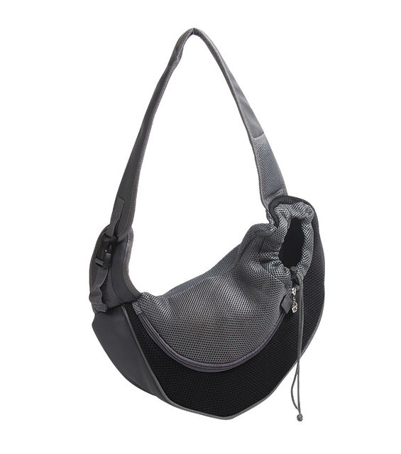 Mesh Oxford Pet Carrier Shoulder Bag For Travel