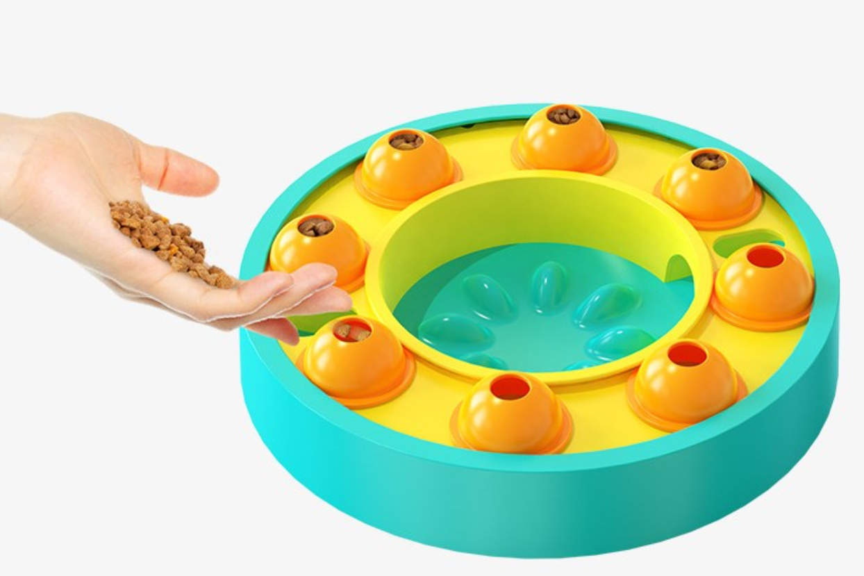 Interactive Pet Puzzle Toy Treat Dispenser Slow Feeder Training