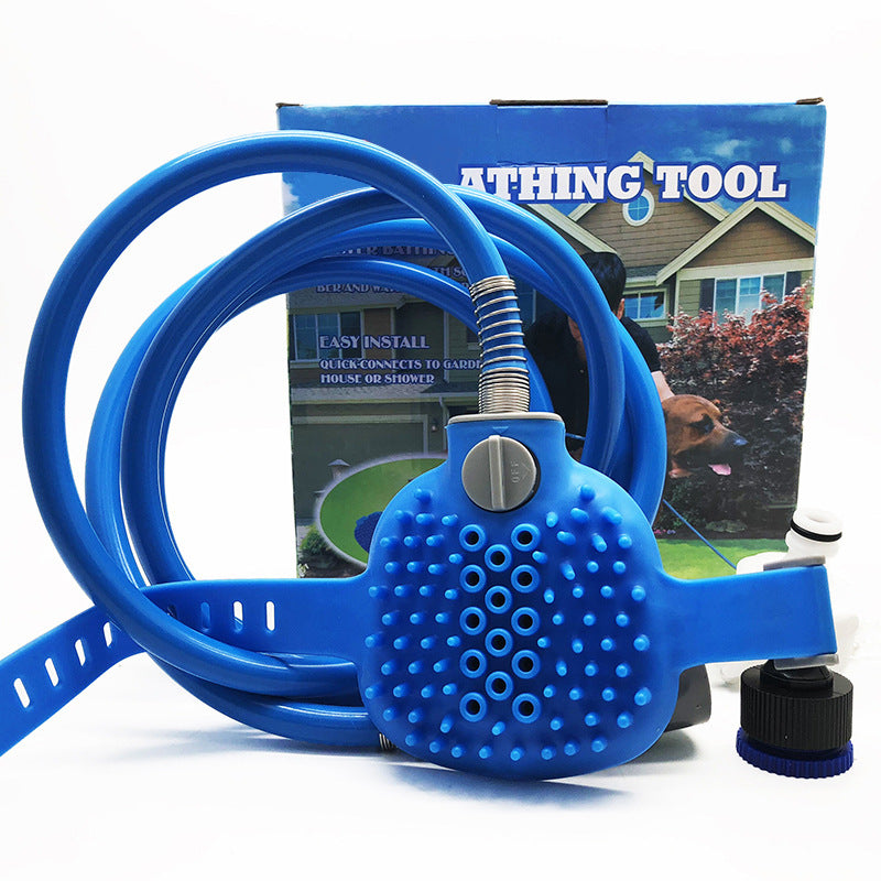 Pet Outdoor Bath Brush Shower Cleaning Tool