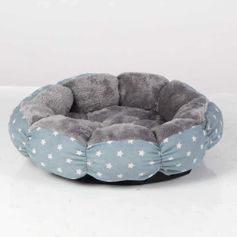 Calming Donut Fluffy Pet Bed For Small And Medium Pets