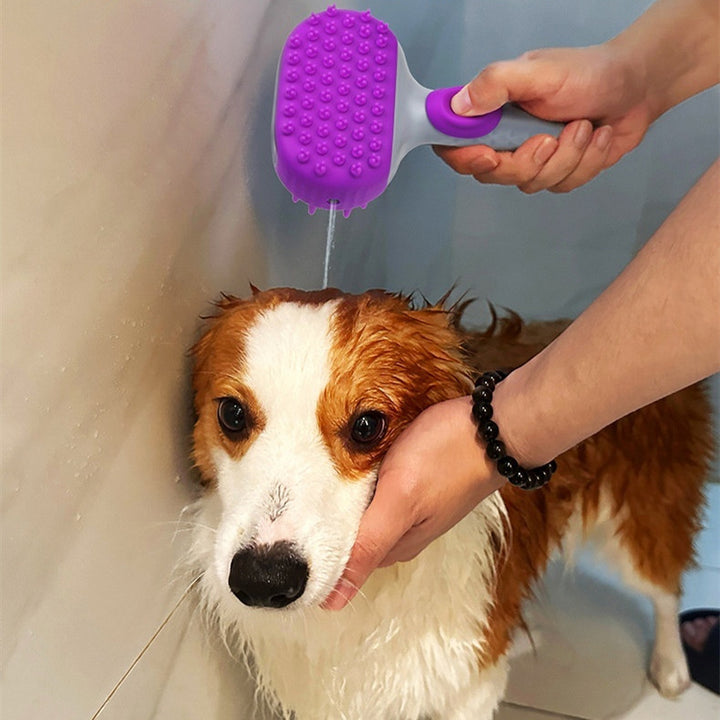 Pet Shower Brush For Bath Cleaning And Floating Hair Removal