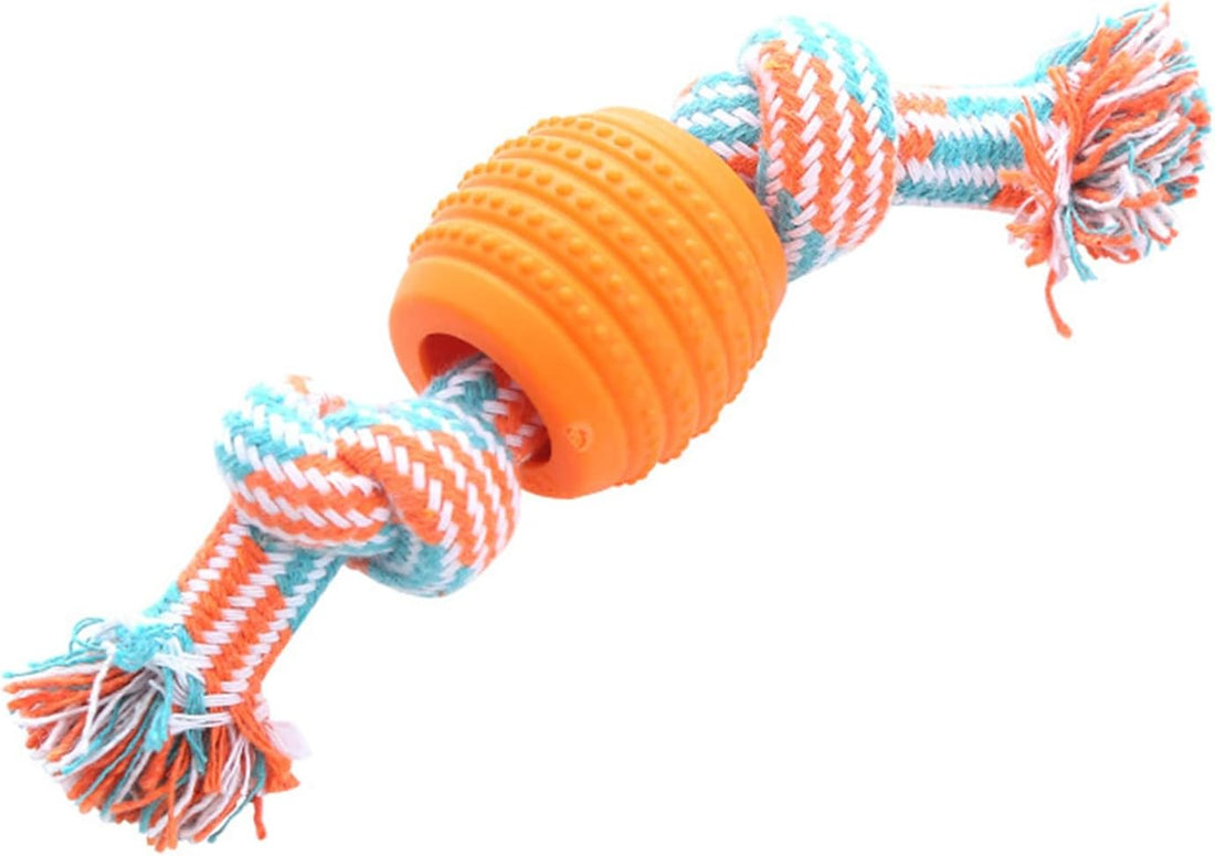 Durable Soft Rope Chew Dental Cleaning Oral Health Pet Toy Blue