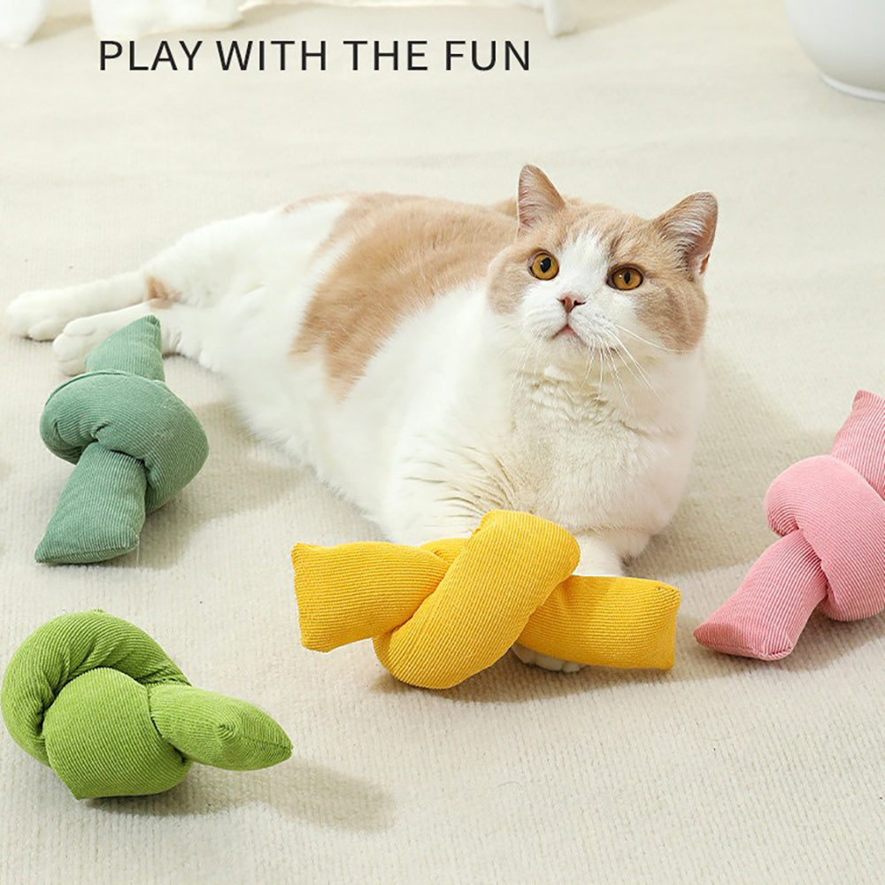 Interactive Pet Cotton Rope Tug Toy Durable Chew Knots