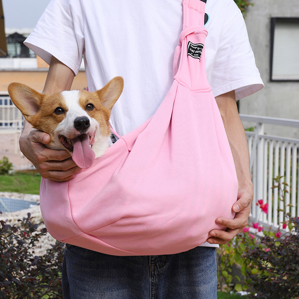 Portable Pet Carrier Shoulder Bag For Travel Comfort And Outdoor Use
