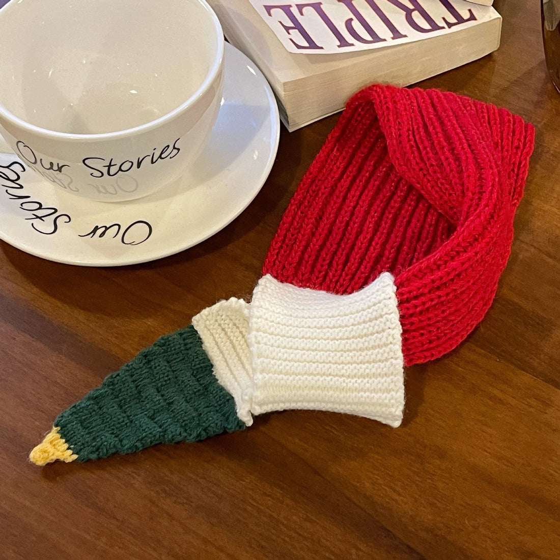 Pet Christmas Sweater Festive Winter Holiday Outfit Clothing