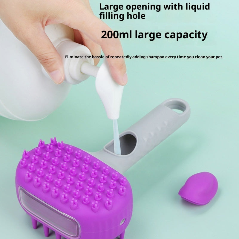 Pet Shower Brush For Bath Cleaning And Floating Hair Removal
