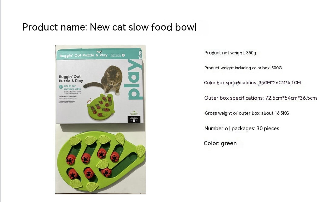 Christmas Slow Feeding Pet Bowl