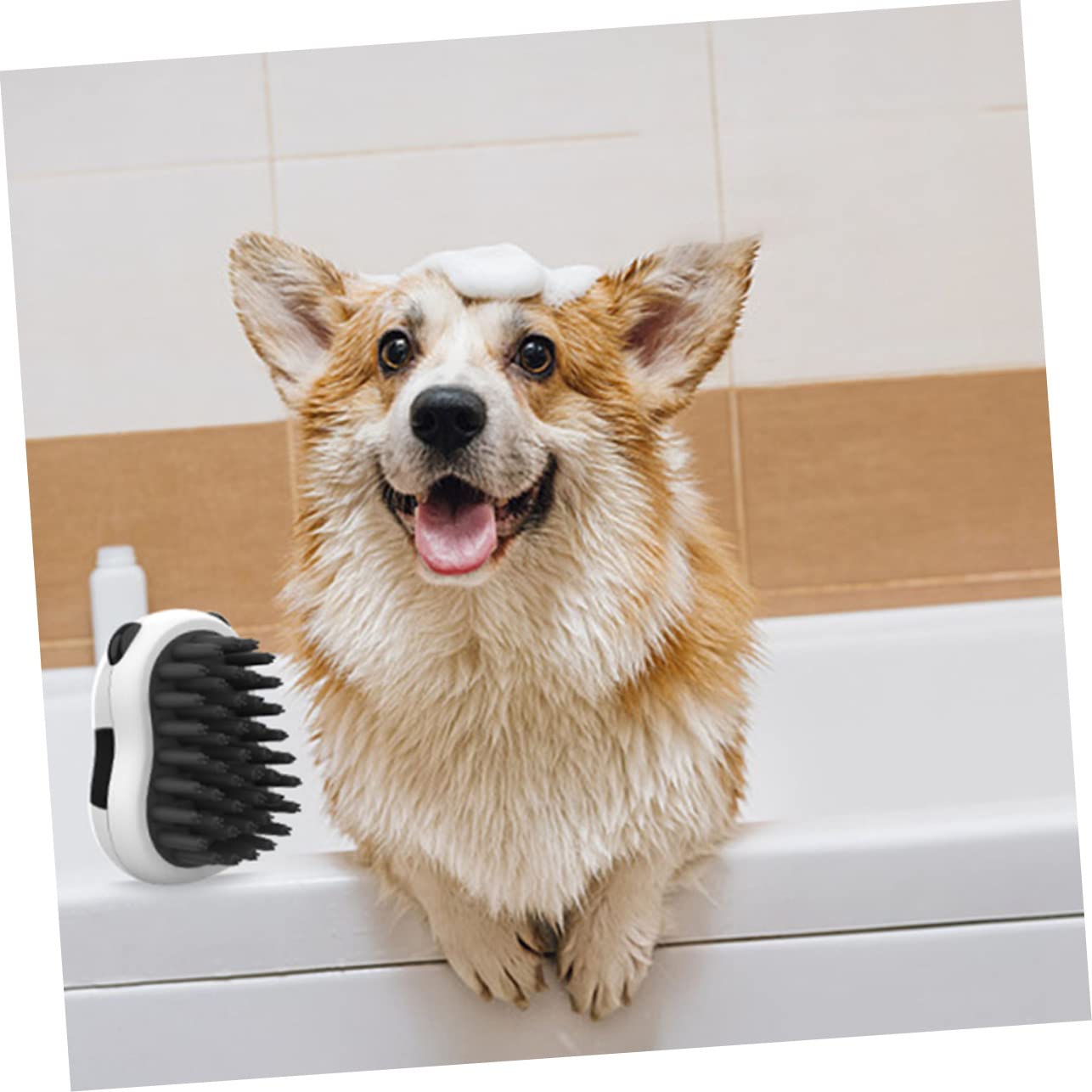 Pet Grooming Bath Brush Cleaning Glove Hair Removal Tool