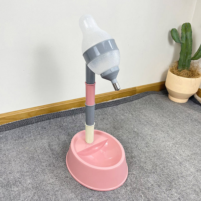 Adjustable Height Automatic Pet Water Dispenser With Stand
