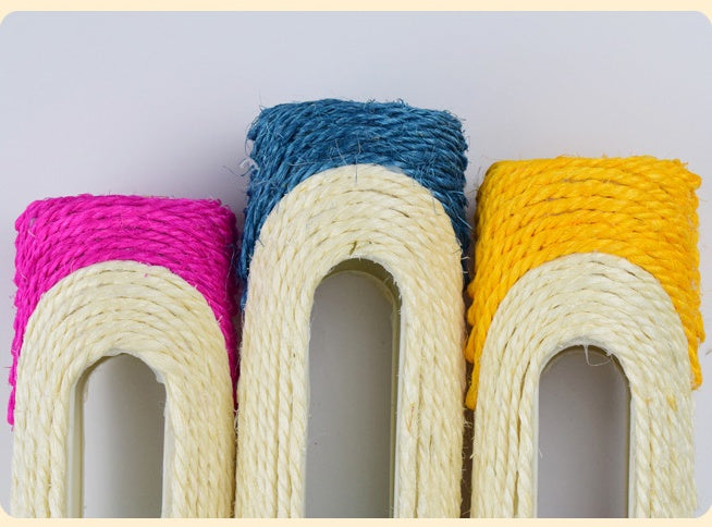 Pet Long Sisal Drum Scratching Toy Set