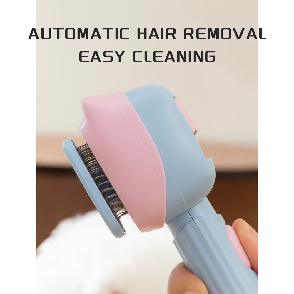 Pet Deshedding Grooming Brush For Hair Removal And Detangling