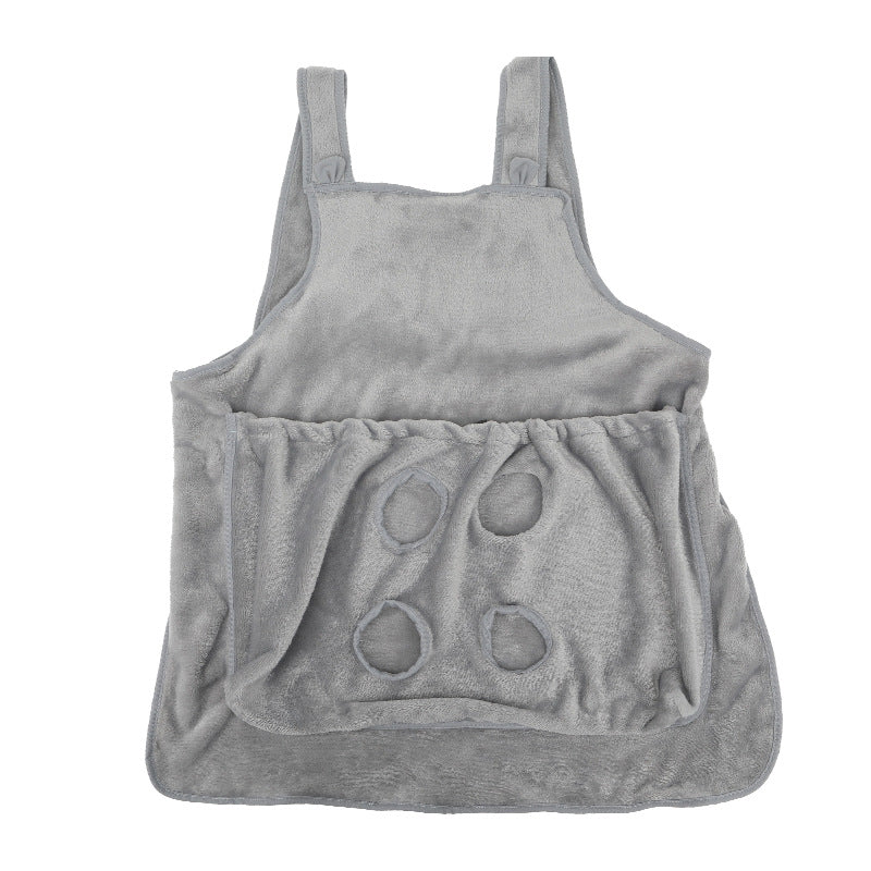 Plush Winter Pet Carrier Chest Bag Travel Sleeping Pouch