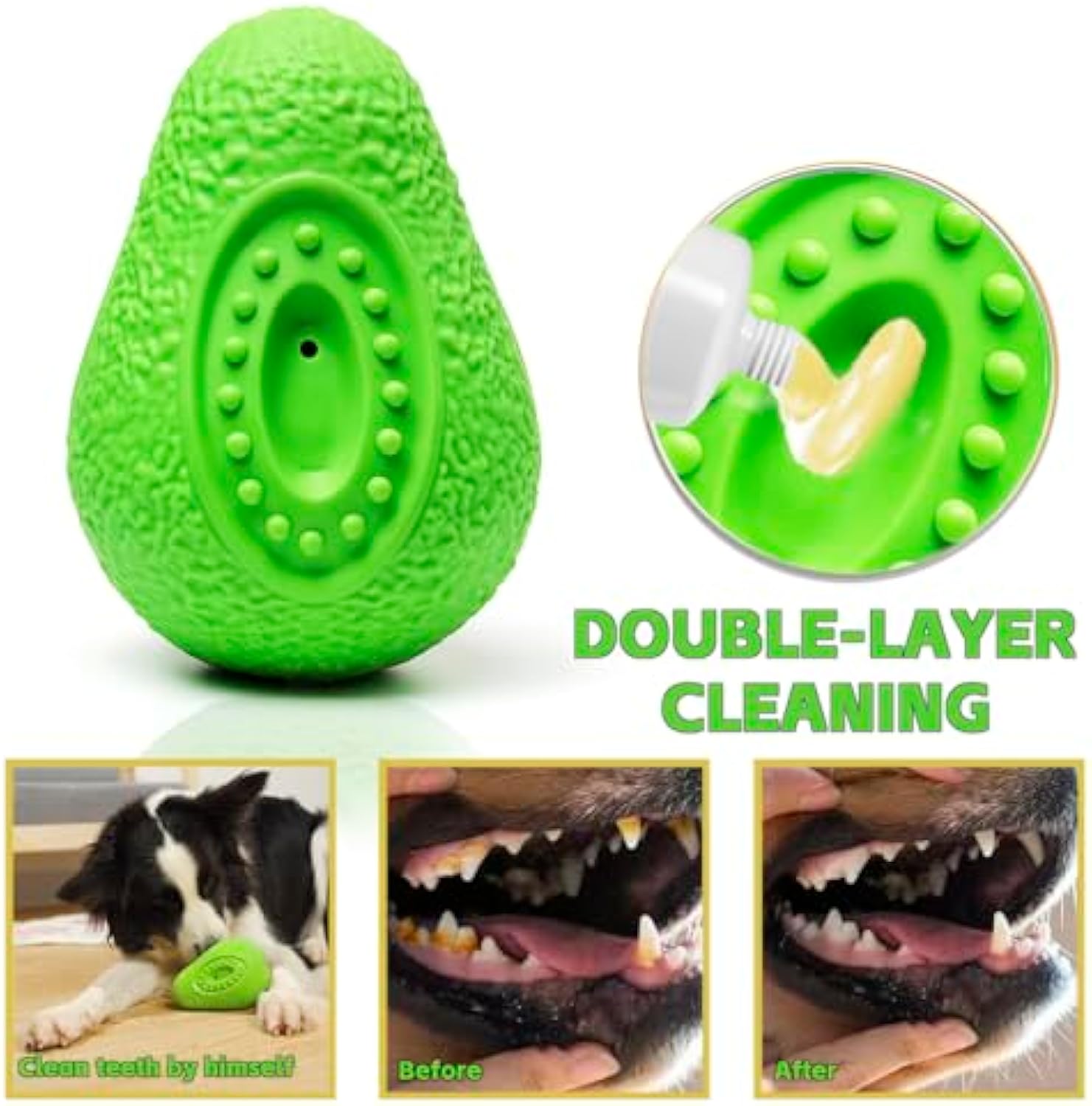 Durable Indestructible Rubber Chew Toy For Pets