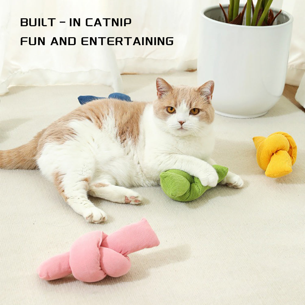 Interactive Pet Cotton Rope Tug Toy Durable Chew Knots