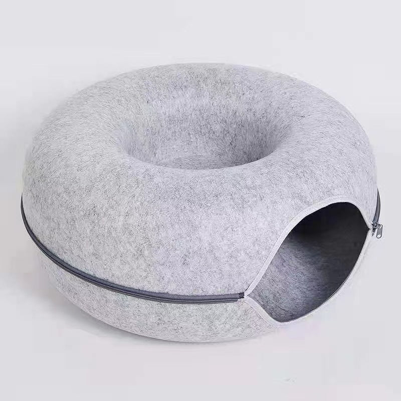 Comfortable Round Pet Tunnel Sleeping Bed